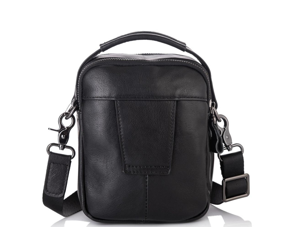Барсетка чоловіча шкіряна через плече Tiding Bag 8852A - Фотографія № 3