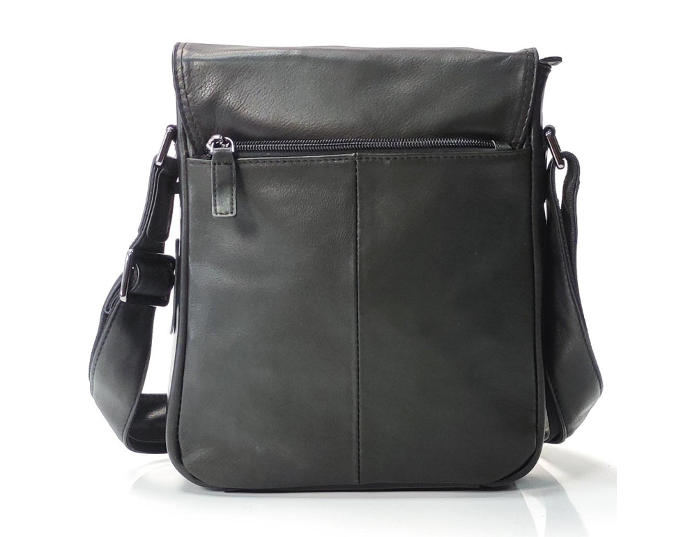 Наплечная мужская сумка с кожаным ремнем TIDING BAG 9805A - Фото № 2