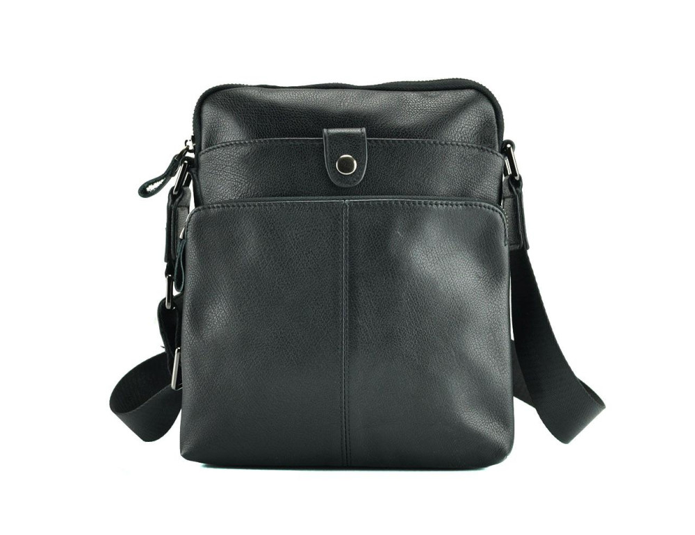 Мессенджер мужской черный Tiding Bag 9810A-1 - Фото № 5