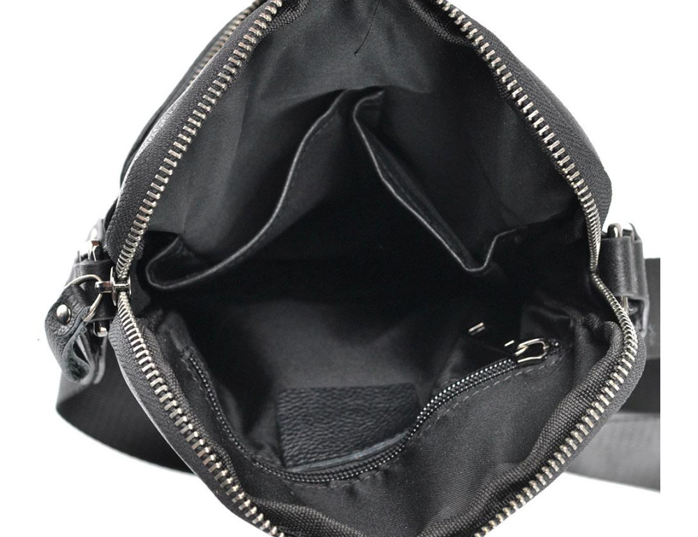 Мессенджер мужской черный Tiding Bag 9810A-1 - Фото № 6