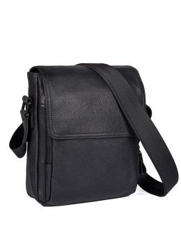 Мужская кожаная сумка с клапаном через плечо Tiding Bag 9811A