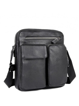 Мужская сумка через плечо с карманами натуральная кожа Tiding Bag 9812-1A