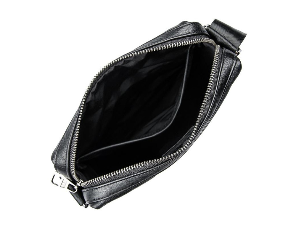 Сумка на плечо мужская кожаная Tiding Bag 9830A - Фото № 3