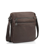 Мужская кожаная сумка через плечо коричневая Tiding Bag 9830B - Фото № 100 Мужская кожаная сумка через плечо коричневая Tiding Bag 9830B - Фото № 100