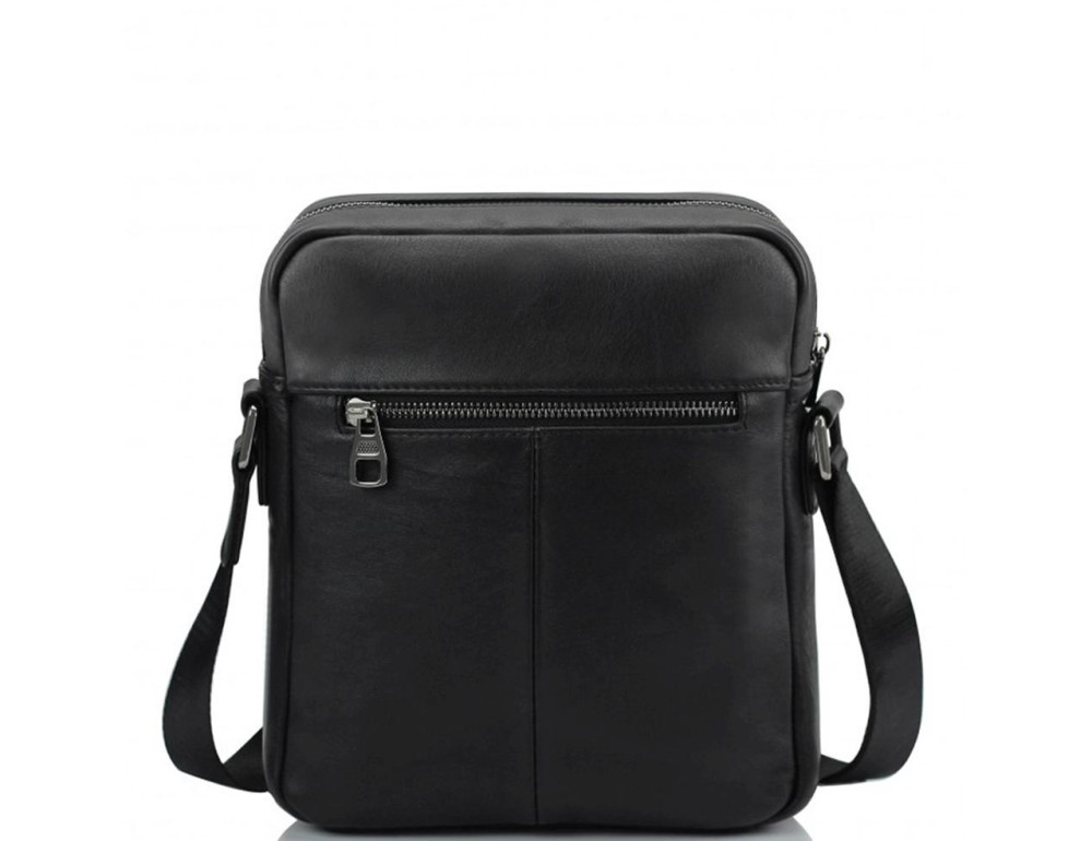 Мессенджер через плечо мужской кожаный черный Tiding Bag 9836A - Фотографія № 4