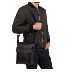 Сумка через плечо мужская кожаная Tiding Bag A25-064A - Фото № 113
