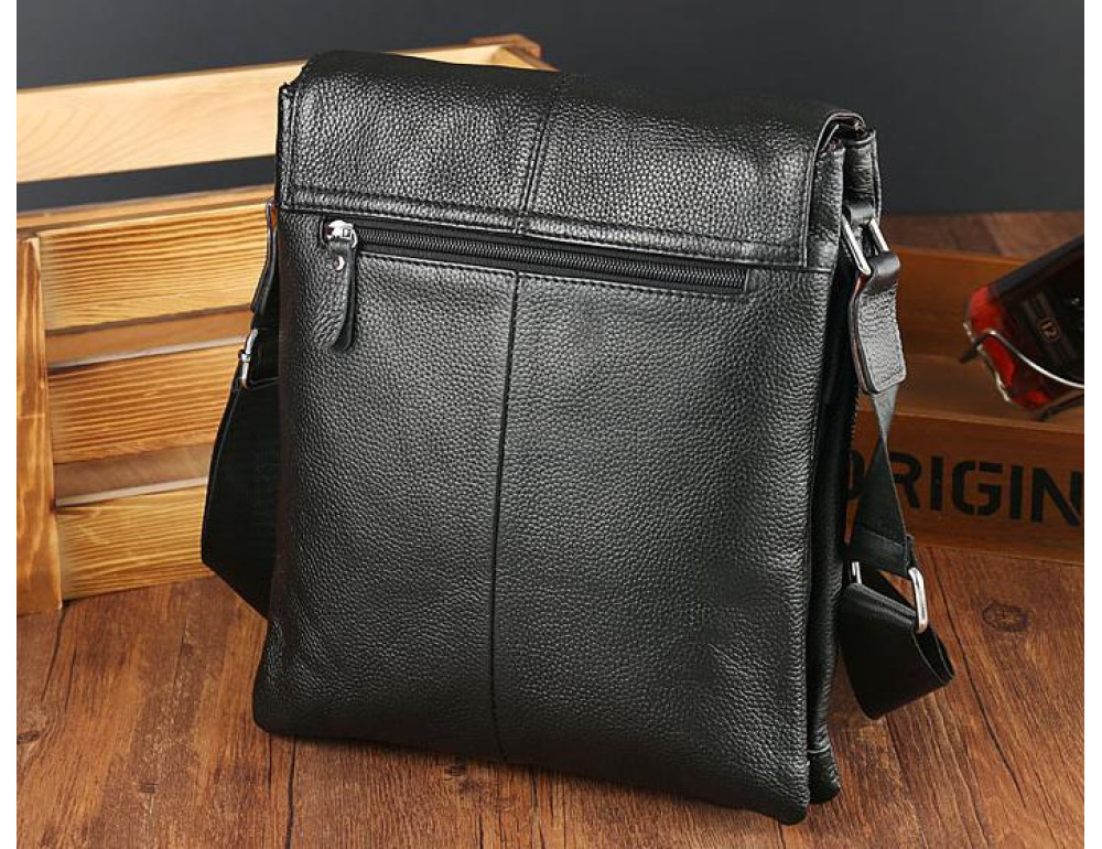 Сумка через плечо мужская кожаная Tiding Bag A25-064A - Фото № 5