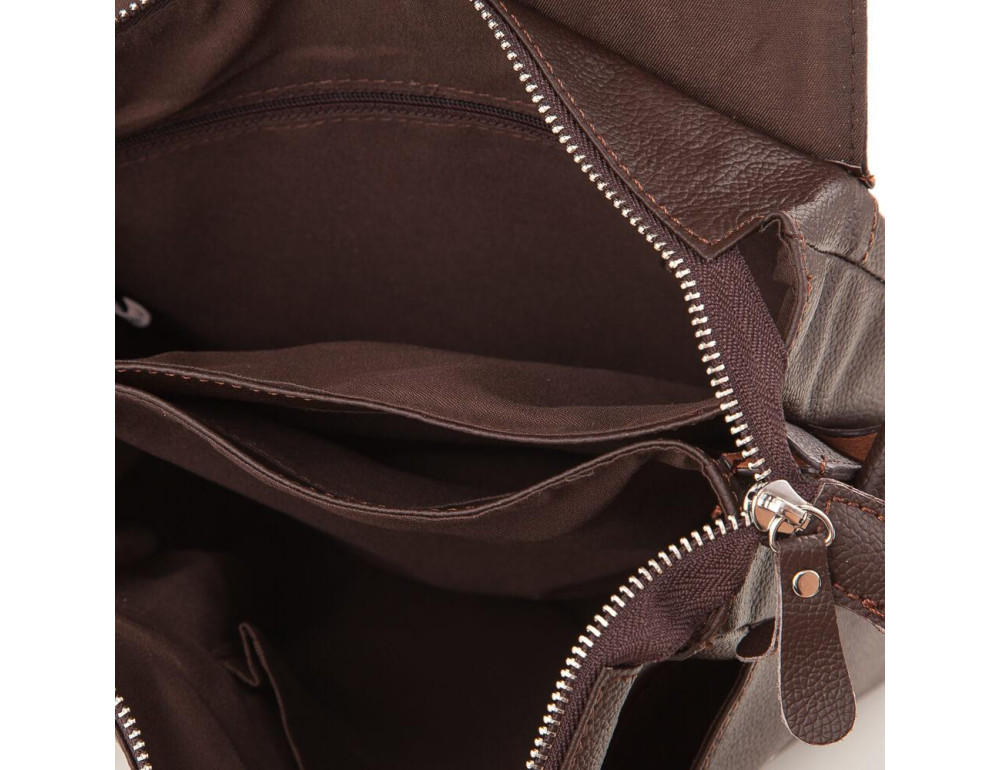 Мессенджер мужской натуральная кожа Tiding Bag A25-064C - Фото № 3