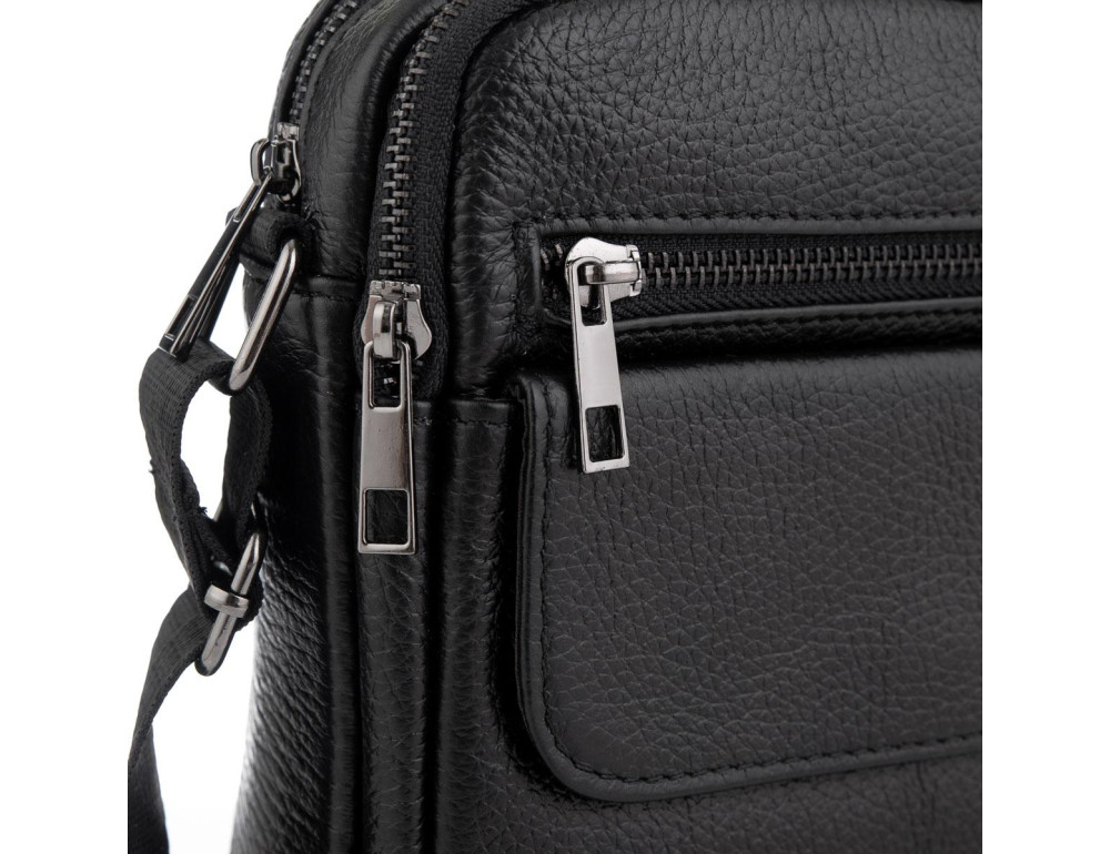 Чоловіча шкіряна сумка через плече маленька Tiding Bag A25-1108A - Фотографія № 2