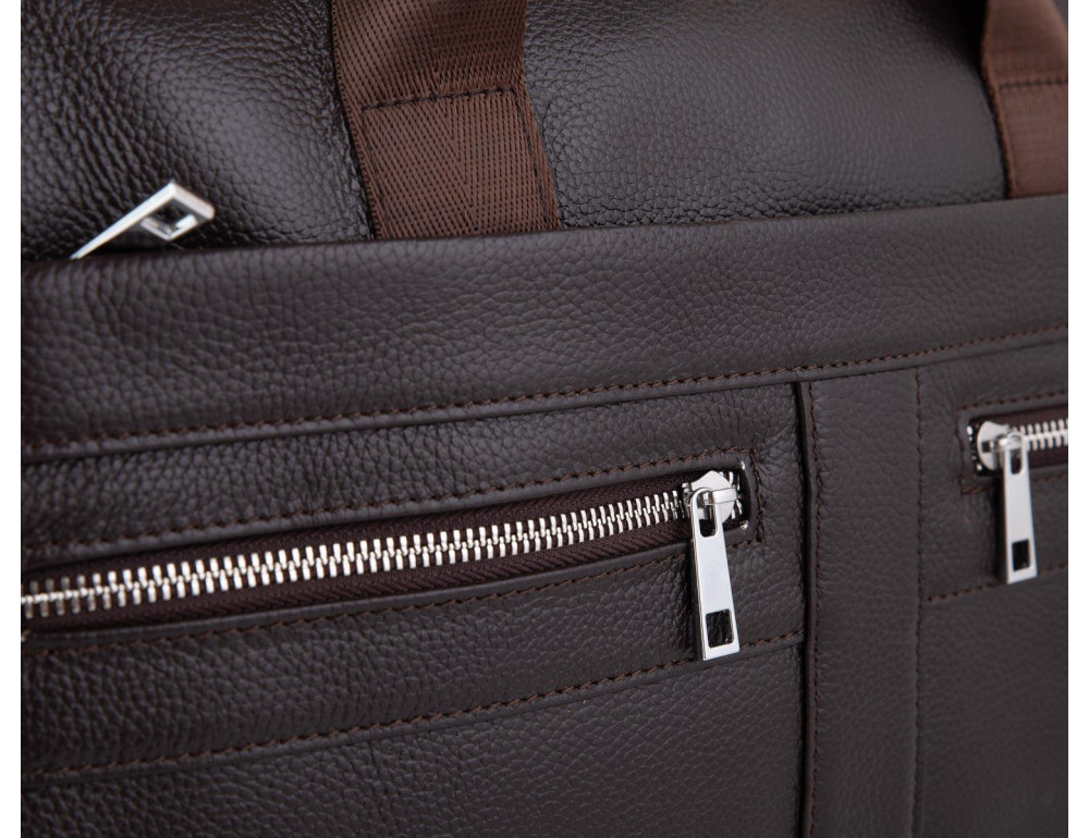 Кожаная сумка для ноутбука Tiding Bag A25-1120C - Фото № 2