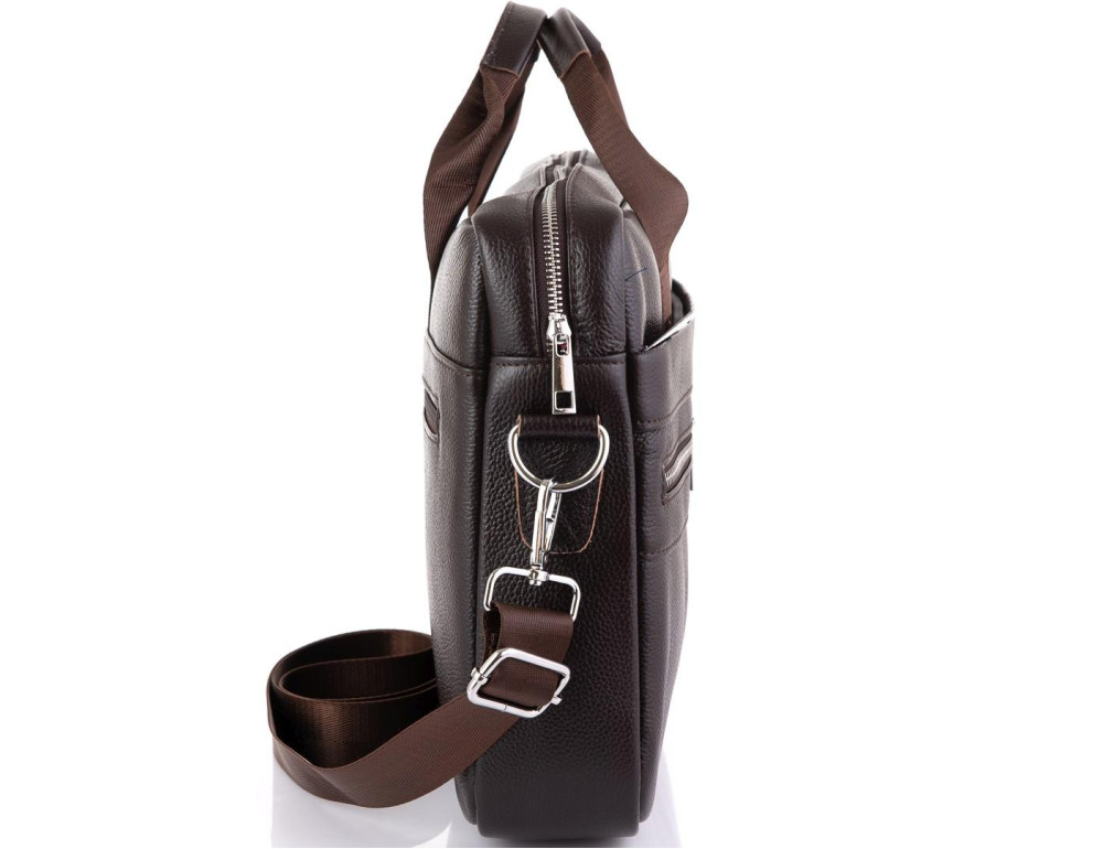 Кожаная сумка для ноутбука Tiding Bag A25-1120C - Фото № 3