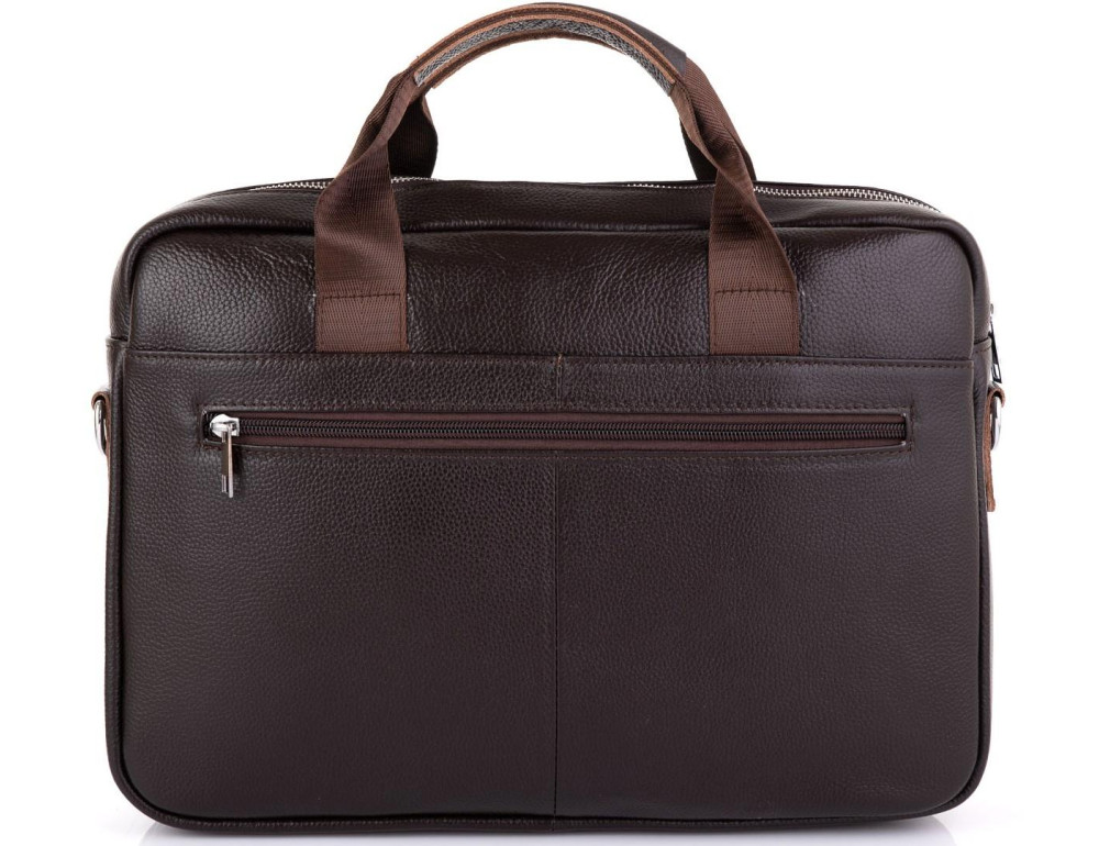 Кожаная сумка для ноутбука Tiding Bag A25-1120C - Фото № 5
