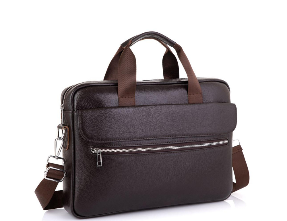 Сумка для ноутбука кожаная мужская Tiding Bag A25-1127C - Фото № 1 Сумка для ноутбука кожаная мужская Tiding Bag A25-1127C - Фото № 1