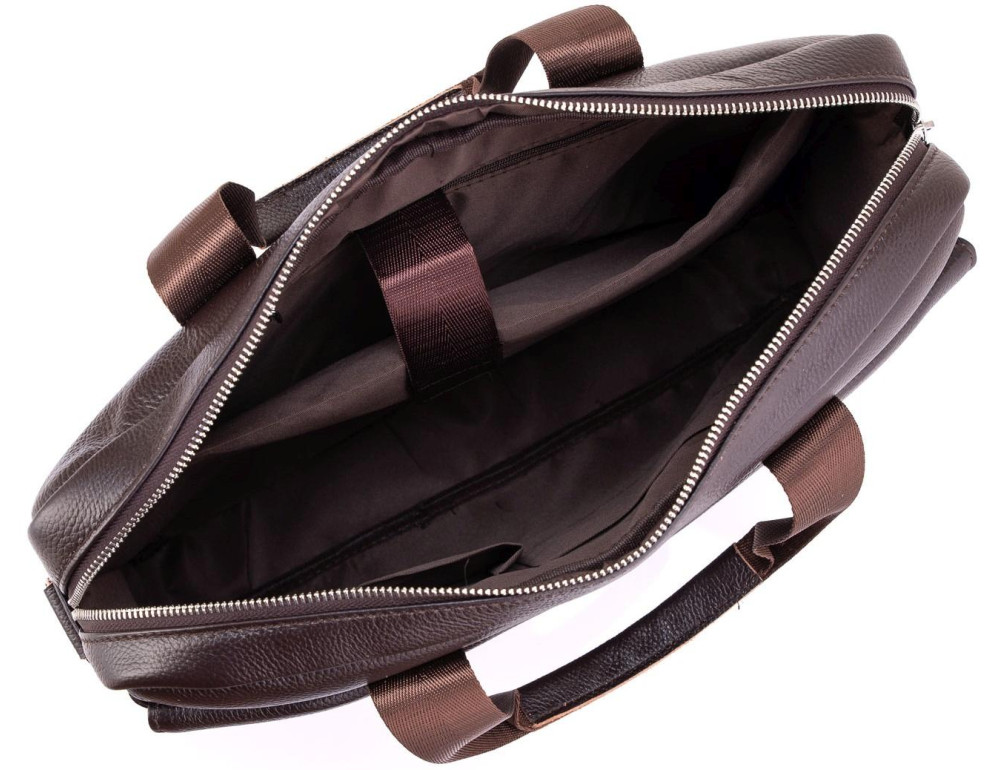 Сумка для ноутбука кожаная мужская Tiding Bag A25-1127C - Фото № 3