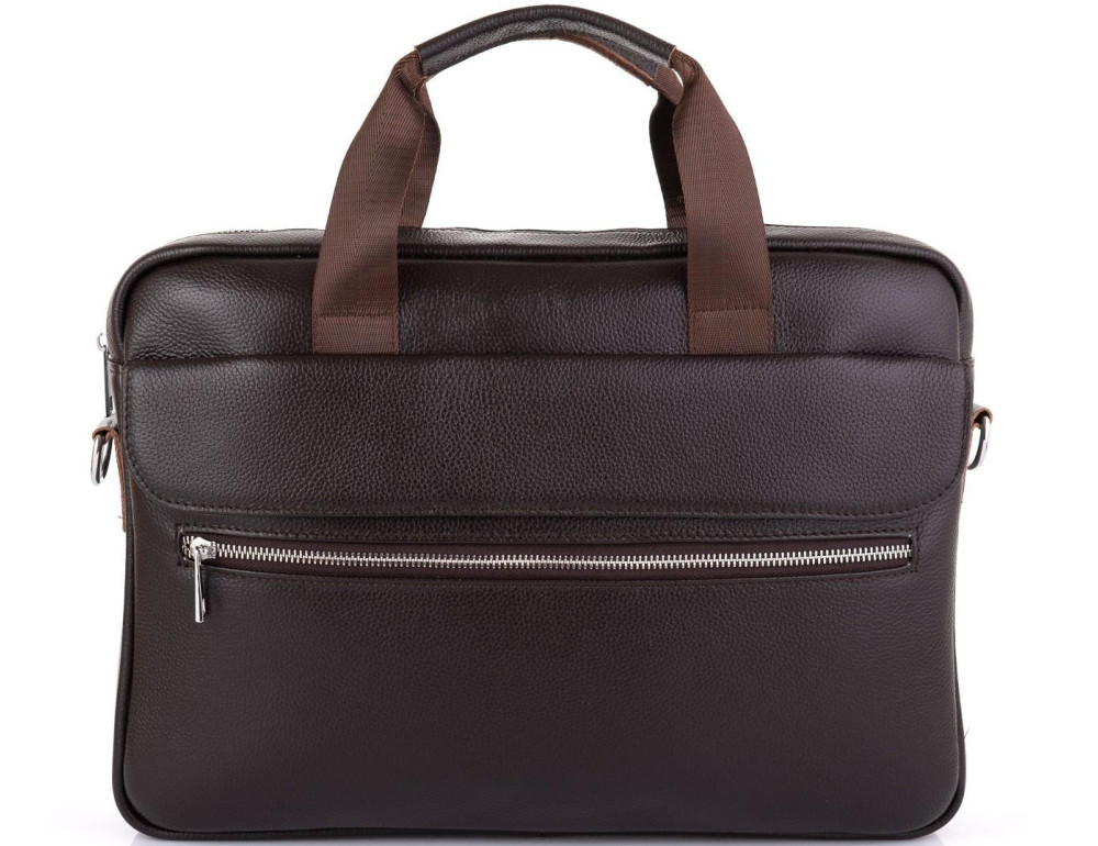 Сумка для ноутбука кожаная мужская Tiding Bag A25-1127C - Фото № 6
