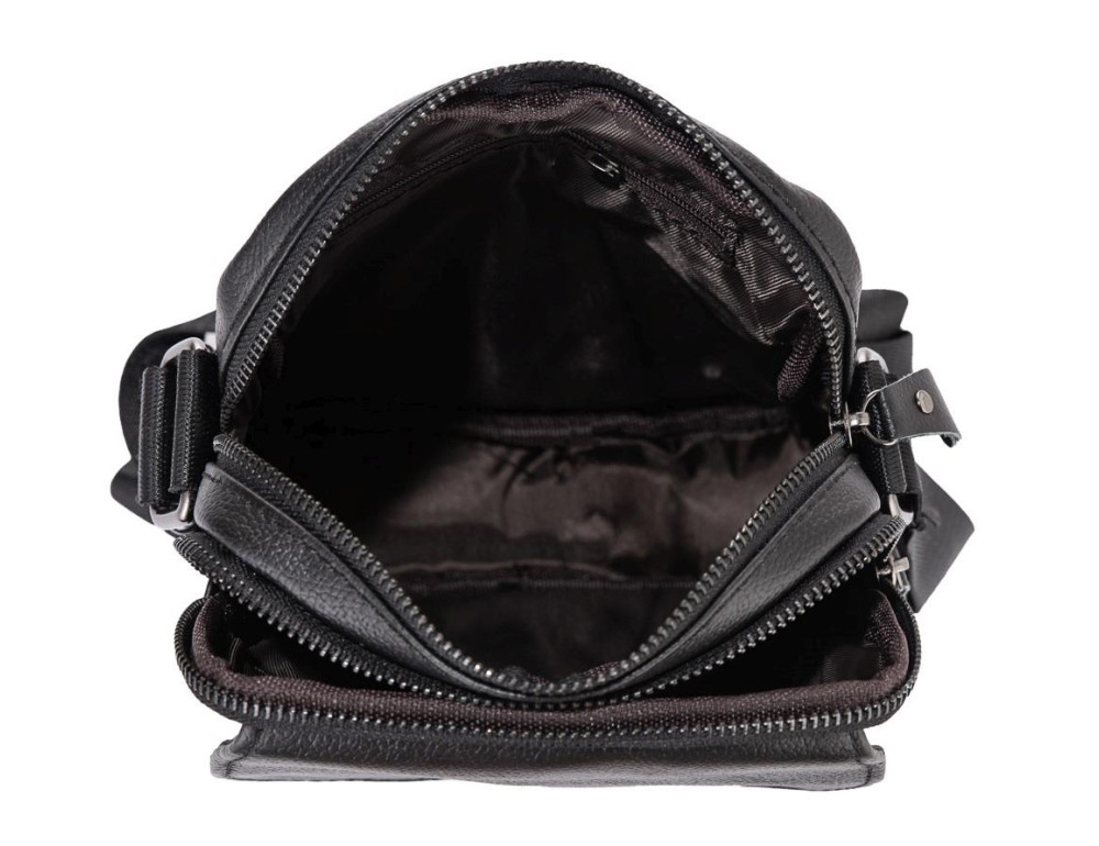 Маленька чоловіча шкіряна сумка через плече Tiding Bag A25-1169A - Фотографія № 2