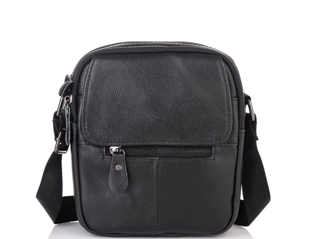Маленька чоловіча шкіряна сумка через плече Tiding Bag A25-1169A - Фотографія № 4