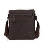 Сумка через плечо мужская кожаная коричневая Tiding Bag A25-1278C - Фото № 101