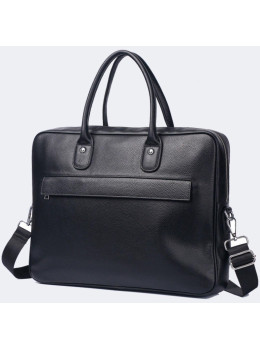 Мужская кожаная сумка-портфель для документов и ноутбука Tiding Bag A25-17611A