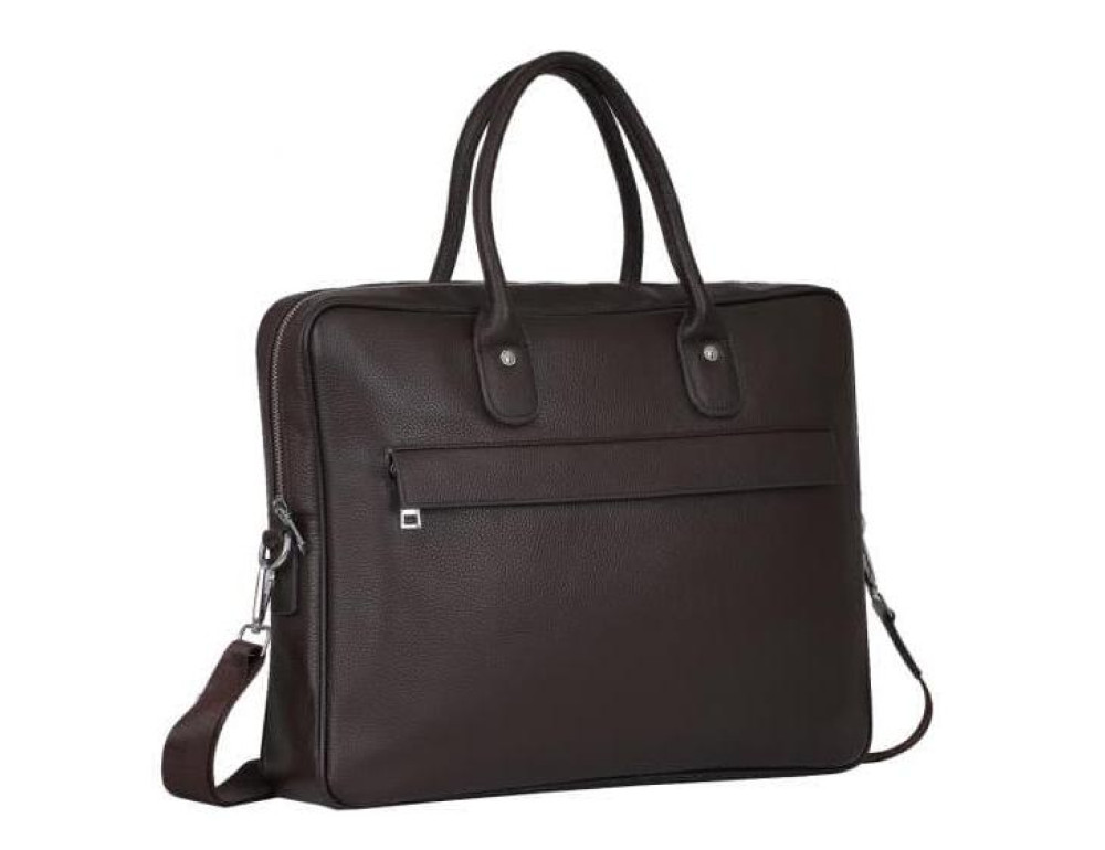 Мужская кожаная коричневая сумка классика Tiding Bag A25-17611C - Фото № 1 Мужская кожаная коричневая сумка классика Tiding Bag A25-17611C - Фото № 1