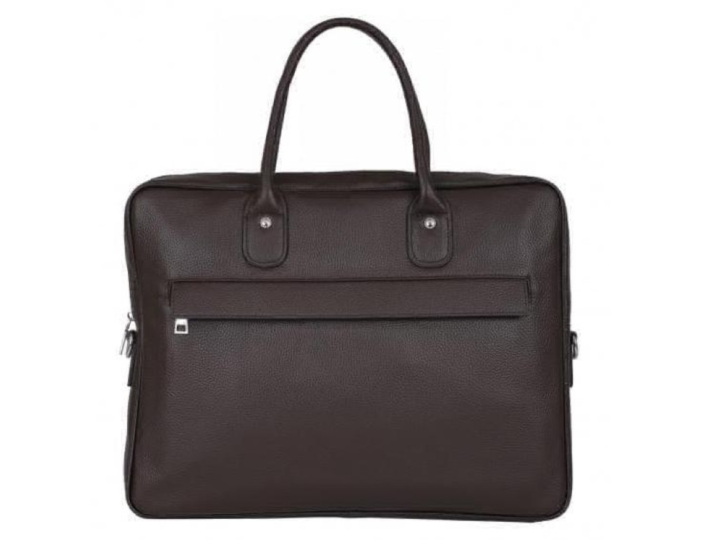Мужская кожаная коричневая сумка классика Tiding Bag A25-17611C - Фото № 2