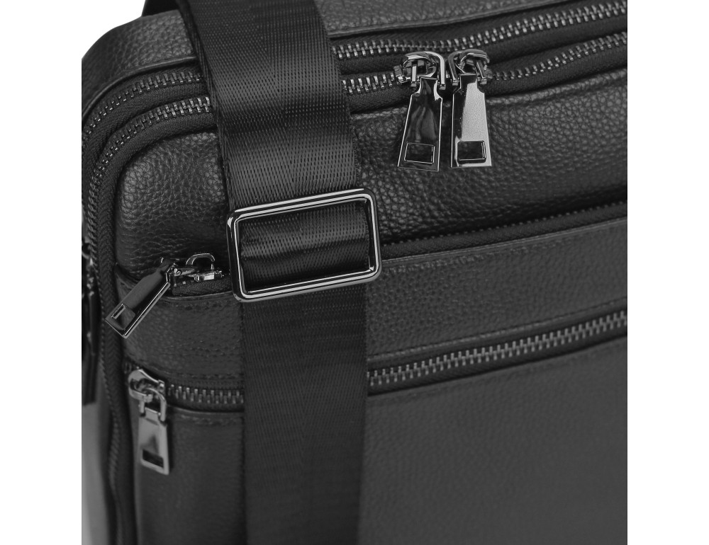 Чоловічий шкіряний месенджер Tiding Bag A25-17622-3A - Фотографія № 2