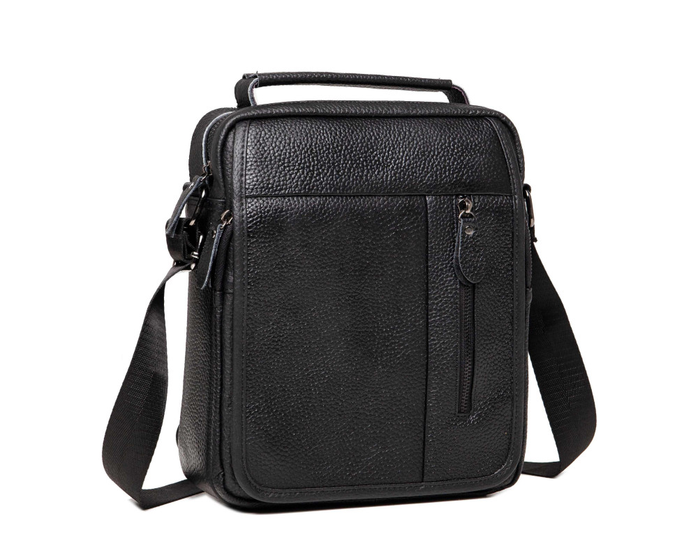 Сумка-барсетка мужская кожаная через плечо Tiding Bag A25-2158A - Фото № 1 Сумка-барсетка мужская кожаная через плечо Tiding Bag A25-2158A - Фото № 1