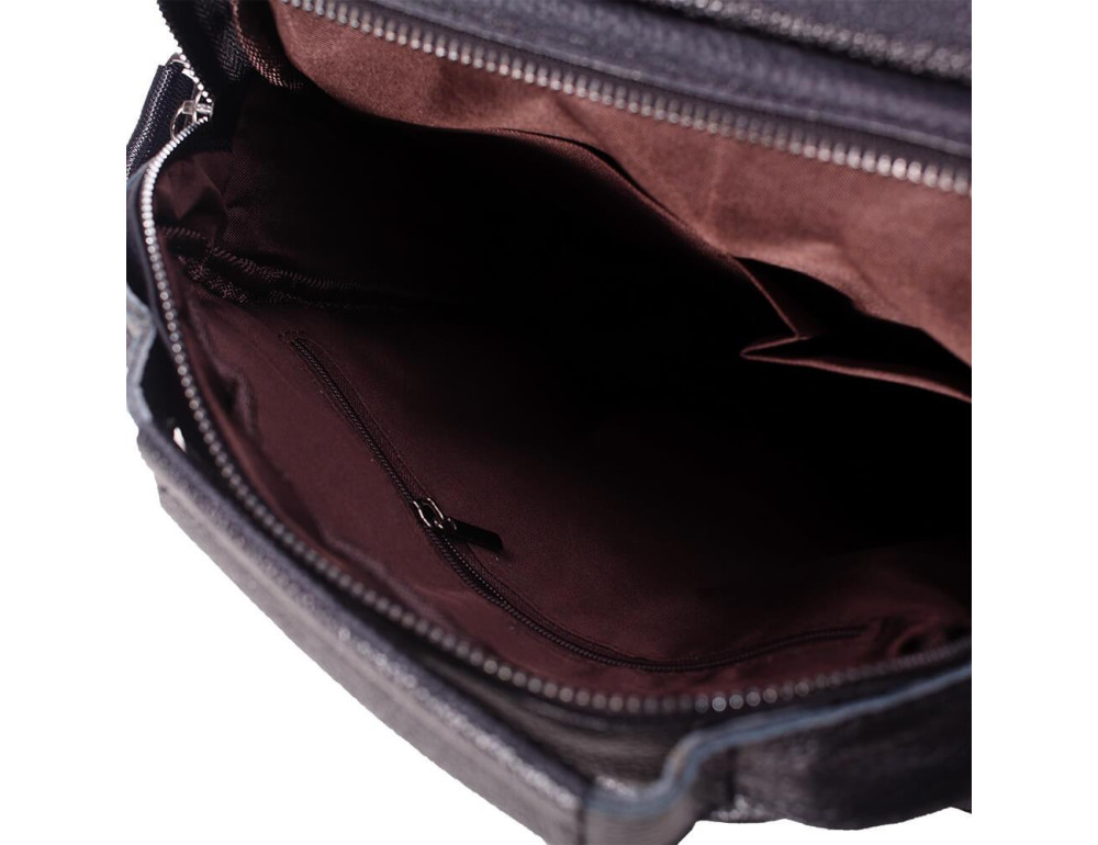 Сумка-барсетка мужская кожаная через плечо Tiding Bag A25-2158A - Фото № 4