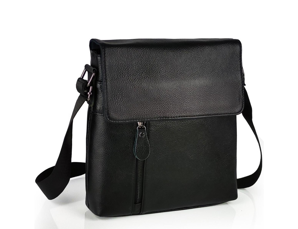 Мужской кожаный мессенджер с клапаном Tiding Bag A25-238-1A - Фото № 1 Мужской кожаный мессенджер с клапаном Tiding Bag A25-238-1A - Фото № 1