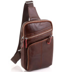 Чоловічий шкіряний слінг через плече Tiding Bag A25-6896R - Фотографія № 100