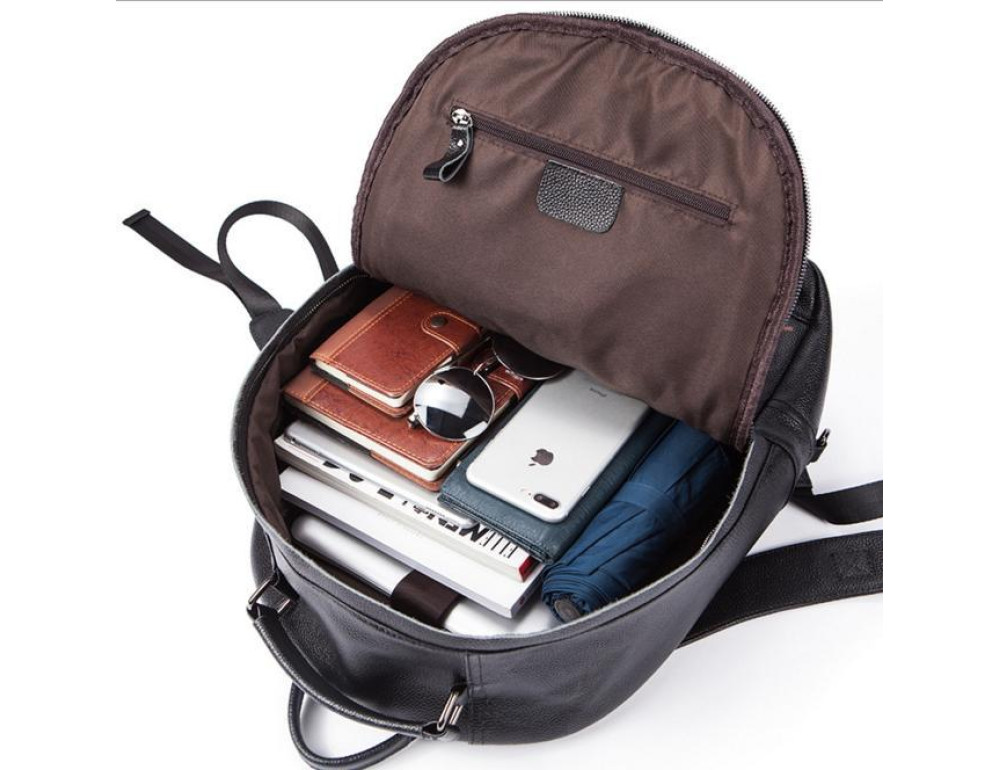 Рюкзак кожаный Tiding Bag A25-8834A - Фото № 8