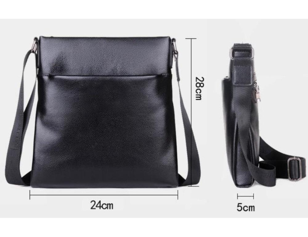 Сумка через плечо мужская кожаная Tiding Bag A25-8850A - Фото № 2