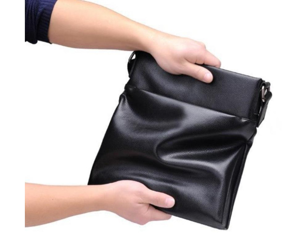 Сумка через плечо мужская кожаная Tiding Bag A25-8850A - Фото № 5