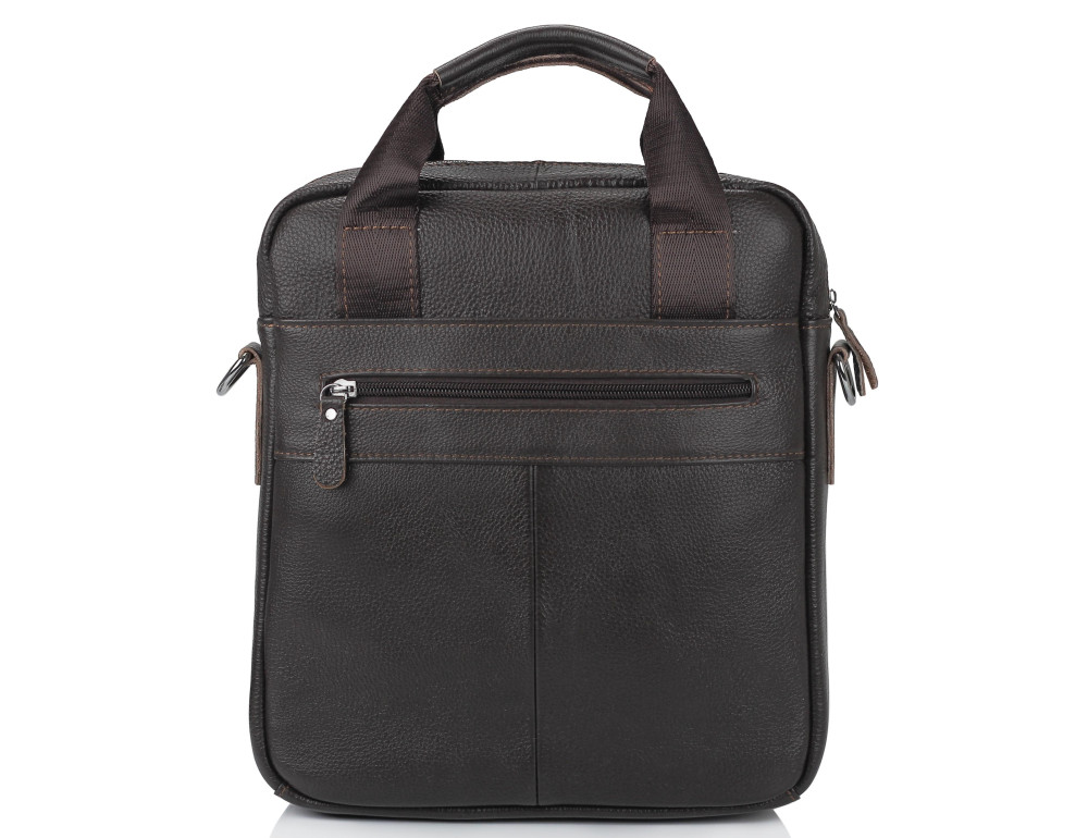 Сумка через плечо кожаная мужская Tiding Bag A25-8861DB - Фото № 5