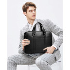 Сумка-портфель чоловіча шкіряна ділова Tiding Bag A25-9904A - Фотографія № 106