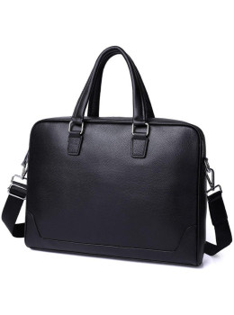 Классическая мужская деловая сумка из натуральной кожи Tiding Bag A25-9905A