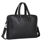 Классическая мужская деловая сумка из натуральной кожи Tiding Bag A25-9905A - Фото № 101