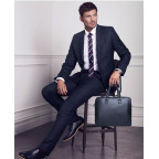 Классическая мужская деловая сумка из натуральной кожи Tiding Bag A25-9905A - Фото № 103