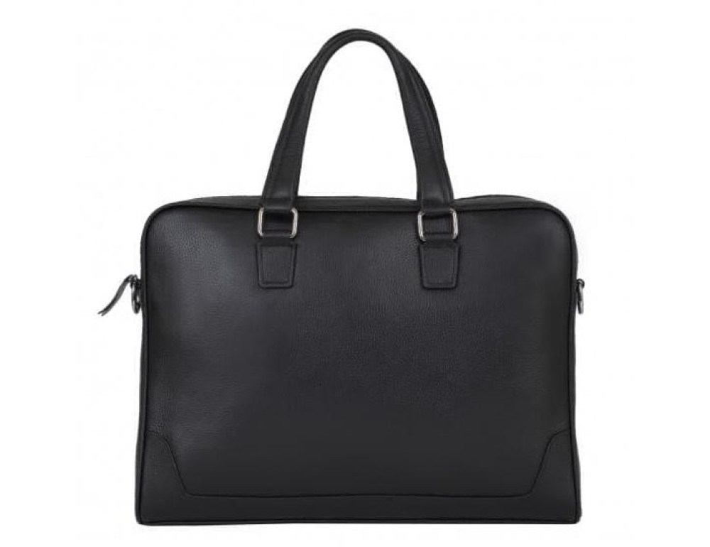 Классическая мужская деловая сумка из натуральной кожи Tiding Bag A25-9905A - Фото № 6