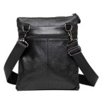 Мессенджер мужской из натуральной кожи черной Tiding Bag A25F-0118A - Фото № 102