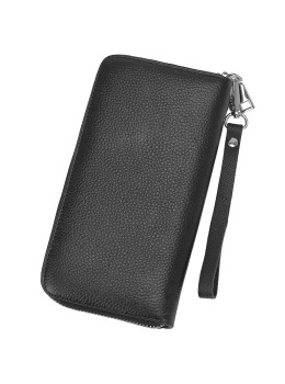 Портмоне кожаное черное Tiding Bag A25F-011A