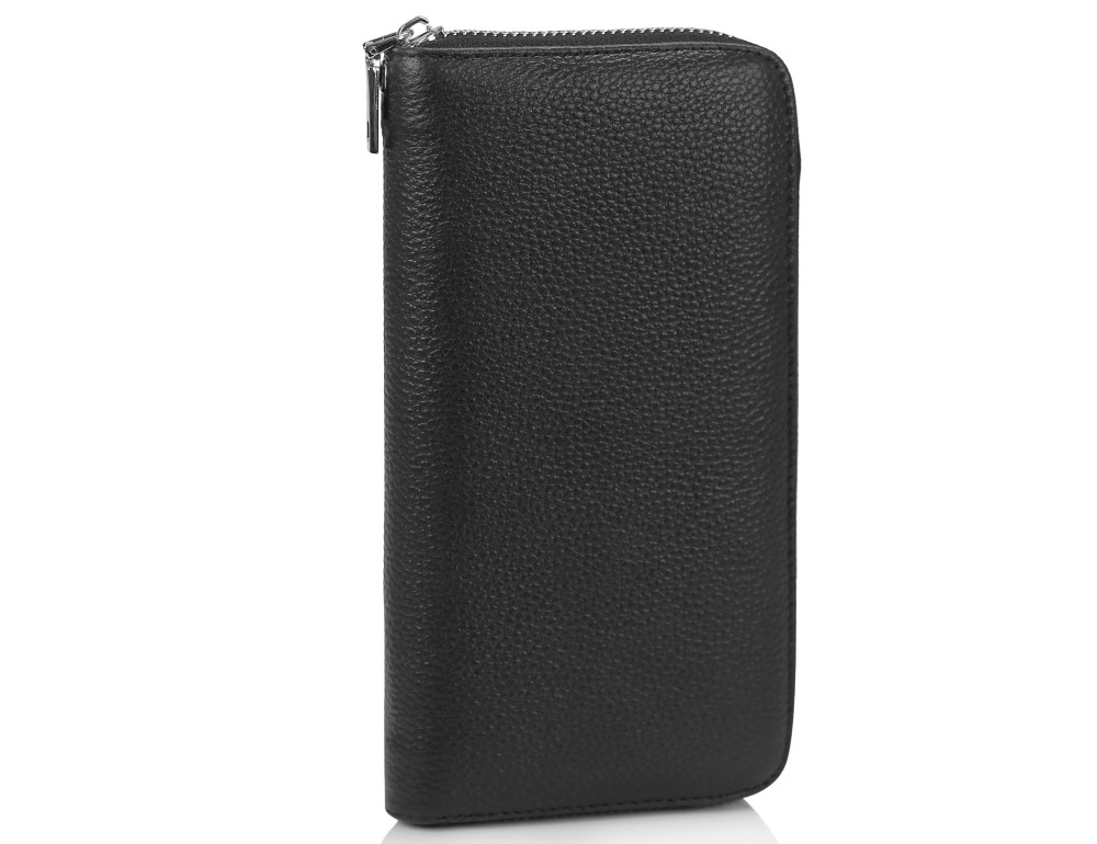 Портмоне шкіряне чорне Tiding Bag A25F-011A - Фотографія № 2
