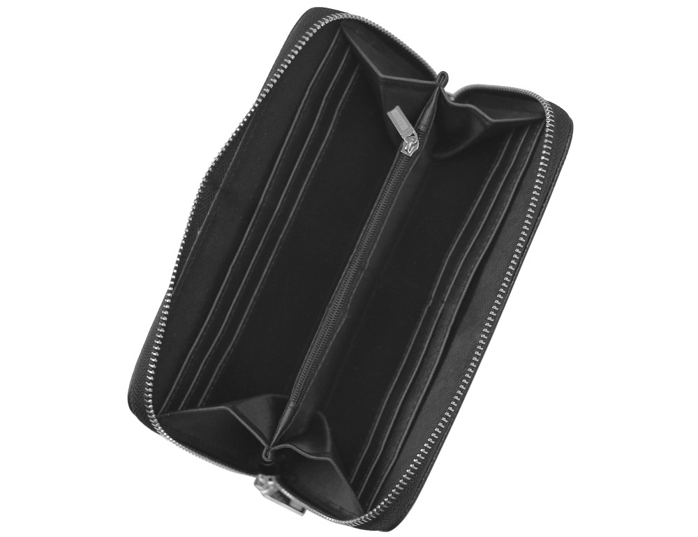 Портмоне шкіряне чорне Tiding Bag A25F-011A - Фотографія № 4