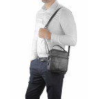 Сумка через плечо черная мужская кожаная Tiding Bag A25F-1436A - Фото № 101 Сумка через плечо черная мужская кожаная Tiding Bag A25F-1436A - Фото № 101
