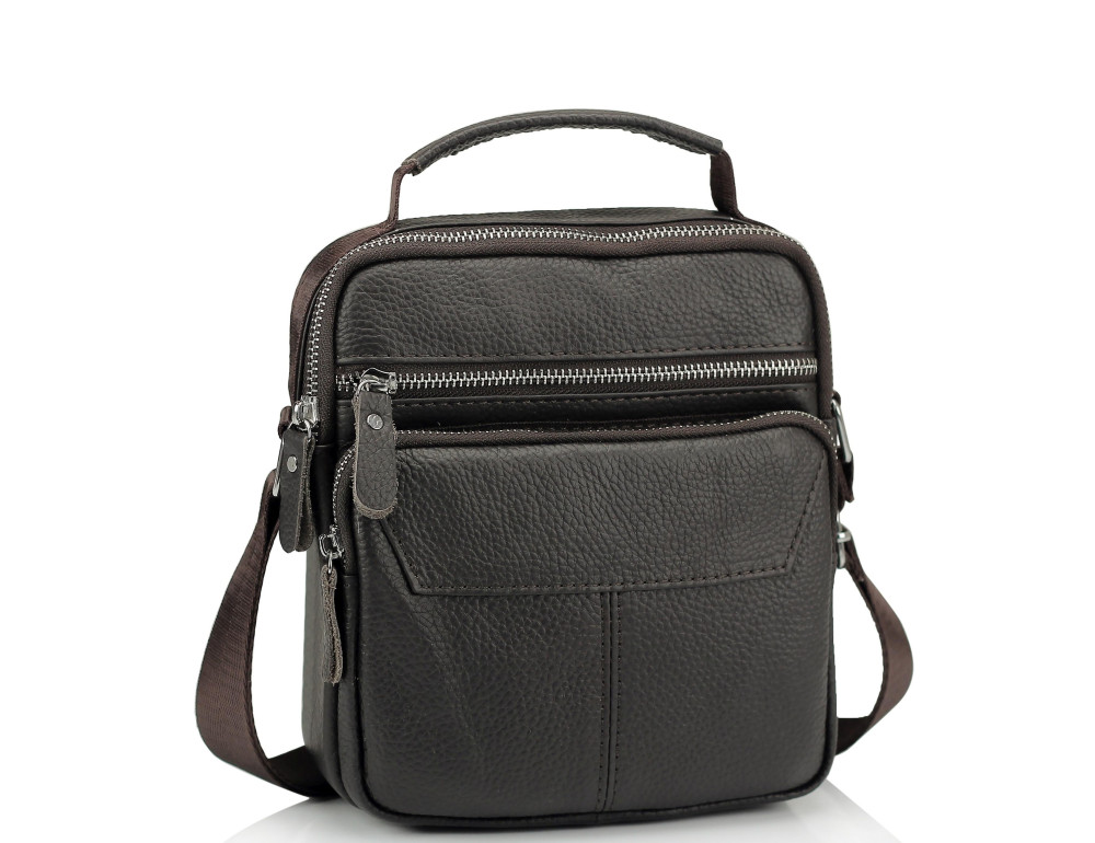 Сумка через плечо мужская кожаная Tiding Bag A25F-1436B - Фото № 1 Сумка через плечо мужская кожаная Tiding Bag A25F-1436B - Фото № 1