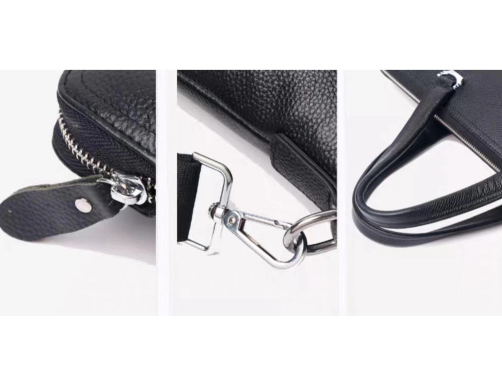 Сумка-портфель чоловіча шкіряна Tiding Bag A25F-17614A - Фотографія № 6