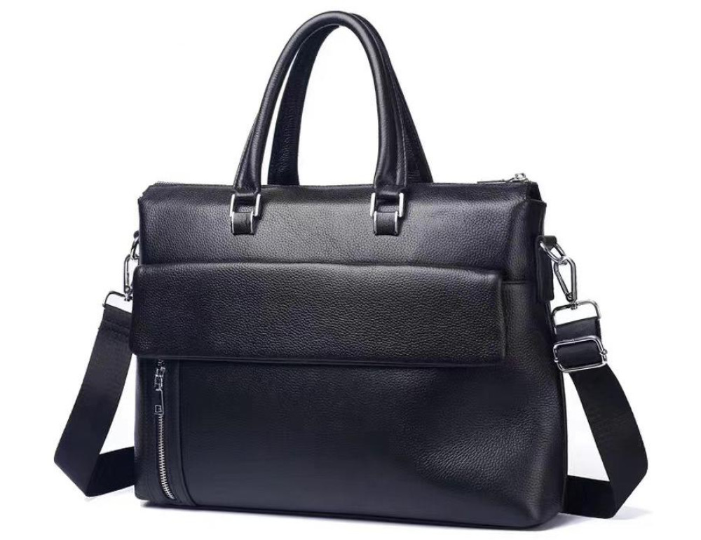 Сумка-портфель чоловіча шкіряна Tiding Bag A25F-17614A - Фотографія № 8