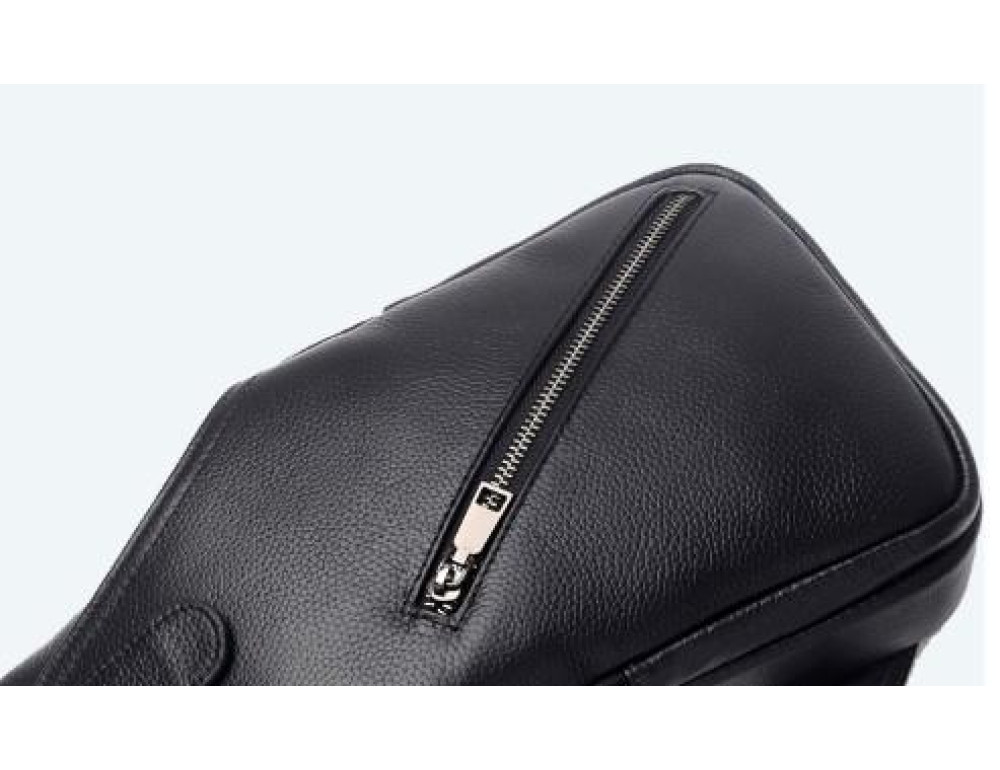 Сумка на грудь мужская кожаная Tiding Bag A25F-1912A - Фото № 6