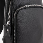 Шкіряний чорний слінг через плече Tiding Bag A25F-5058A - Фотографія № 101