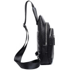 Чоловічий шкіряний чорний слінг на плече Tiding Bag A25F-5427A - Фотографія № 102 Чоловічий шкіряний чорний слінг на плече Tiding Bag A25F-5427A - Фотографія № 102